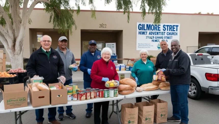 Gilmore Street in Hemet Food Bank 2022