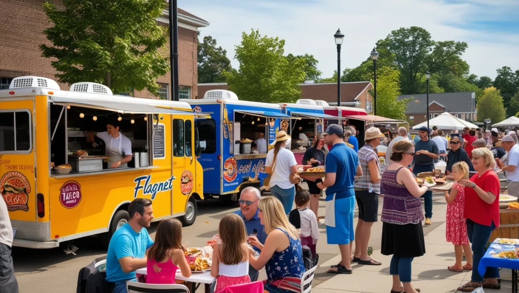food truck at Flagnet