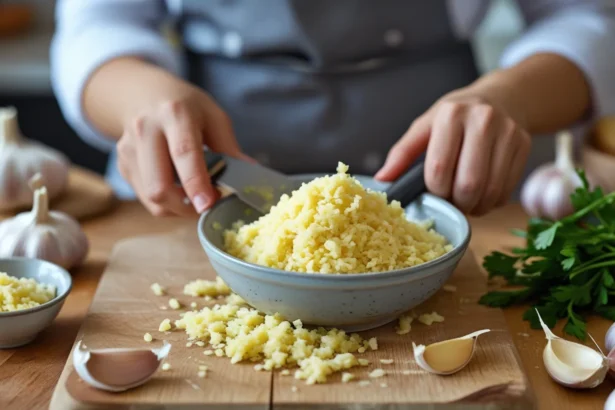 How much minced garlic equals a clove?