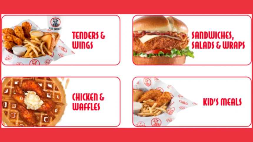 Slim Chickens menu