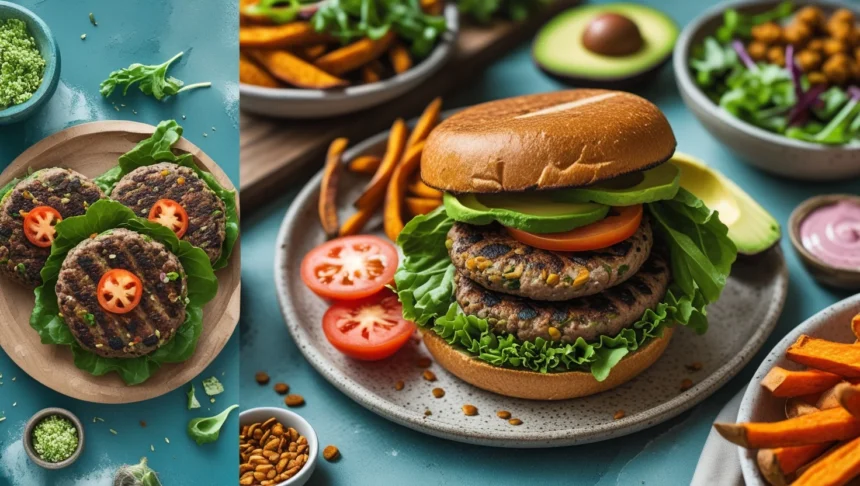 plant-based burgers