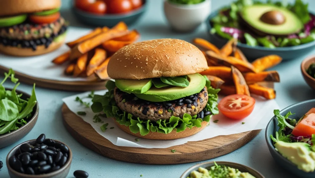 plant-based burgers