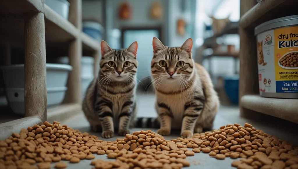 Dry food kucing