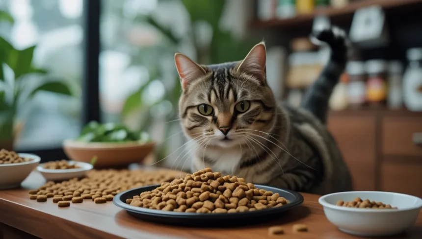 Dry food kucing