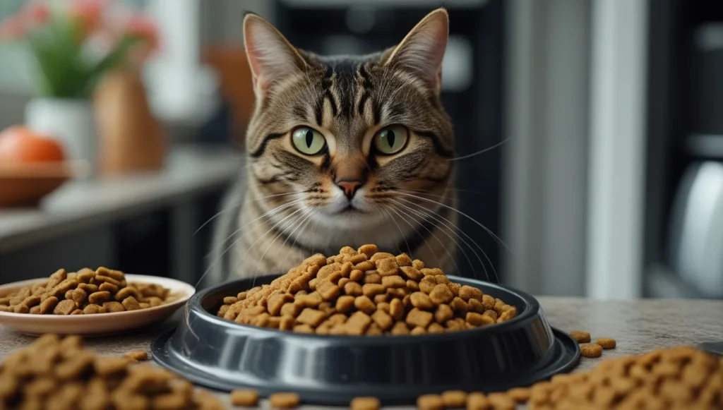 Dry food kucing